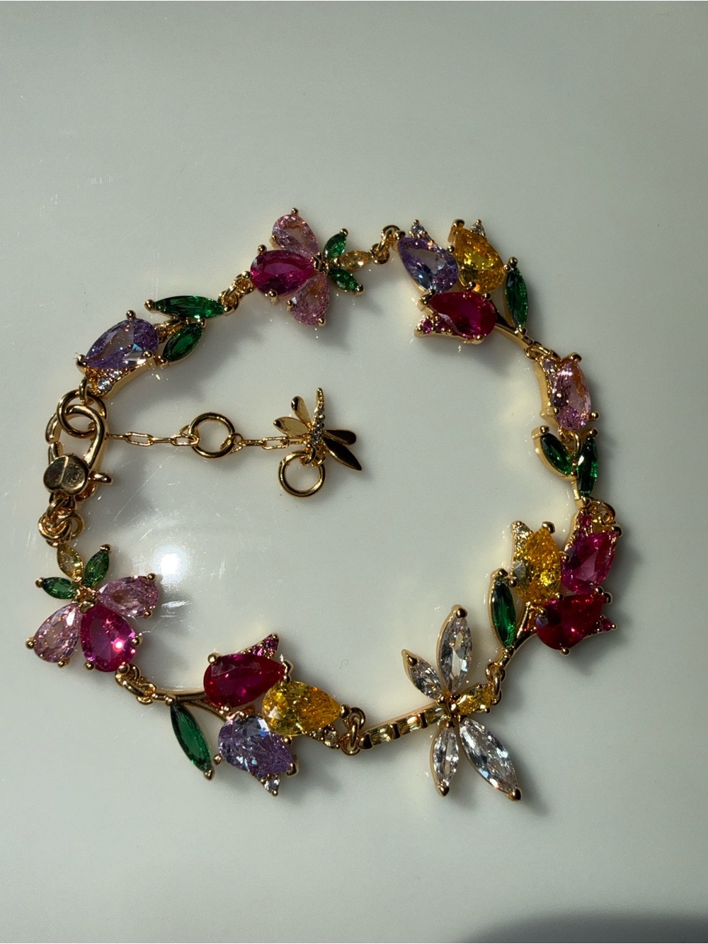 Kate Spade Greenhouse Floral
Bracelet Gold Tone Multi - Picture 2 of 8